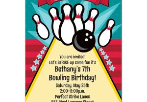Birthday Party Invitation Template Bowling Free Printable Bowling Birthday Invitations Free
