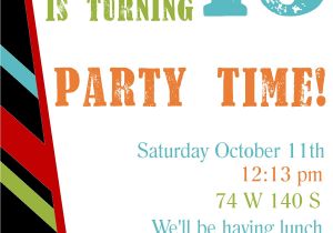 Birthday Party Invitation Template Free Free Printable Birthday Invitation Templates