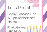 Birthday Party Invitation Template Free Printable Birthday Invitation Templates