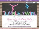 Birthday Party Invitation Template Gymnastics Gymnastics Invitation Template Gymnastics Birthday Party