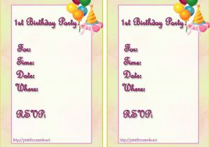 Birthday Party Invitation Template In Word Birthday Invitation Templates Birthday Invitation