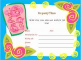 Birthday Party Invitation Template In Word Great Birthday Party Invitation Templates Word Picture