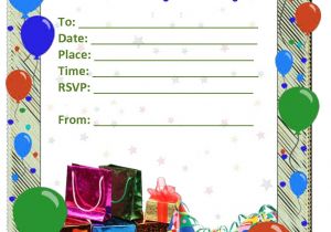 Birthday Party Invitation Template Word Birthday Invitations Templates Word Best Party Ideas