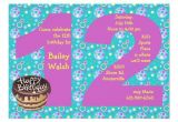 Birthday Party Invitations for 12 Year Olds 12 Year Old Birthday Invitations for Girls