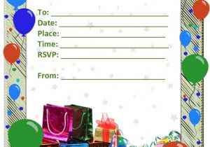 Birthday Party Invitations for 12 Year Olds Birthday Birthday Invitation Template Word Birthday
