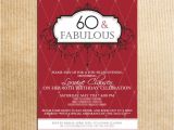 Birthday Party Invitations for 60 Year Old Birthday Birthday Invitations for 60 Year Old Man