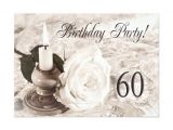 Birthday Party Invitations for 60 Year Old Birthday Party Invitation 60 Years Old