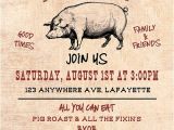Birthday Pig Roast Invitations Pig Roast Invitations