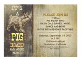 Birthday Pig Roast Invitations Pig Roast Old Vintage Party Invitations Zazzle
