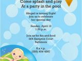 Birthday Pool Party Invitation Wording Pool Party Invitation Wording – Gangcraft