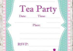 Birthday Tea Party Invitations Free Tea Party Printable Invitations Parties Pinterest