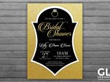 Black and Gold Bridal Shower Invitations Tag Archive for "gold and Black Bridal Shower Invite