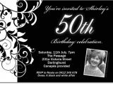 Black and White 40th Birthday Party Invitations Free Black and White Birthday Invitations Design Free