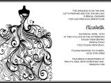 Black and White Bridal Shower Invitation Templates 6 Best Of Black and White Printable Invitations