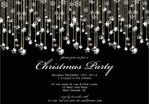 Black and White Christmas Party Invitations Black and White Christmas Party Invitations Invitation