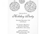 Black and White Christmas Party Invitations Elegant Black White Holiday Christmas Party 5×7 Paper