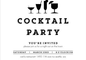 Black and White Cocktail Party Invitations 52 Party Invitation Designs Examples Psd Ai Eps Vector