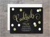 Black and White Cocktail Party Invitations 9 Black and White Party Invitations Jpg Psd Vector