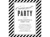 Black and White Engagement Party Invitations Black and White Engagement Party Invitations 13 Cm X 18 Cm