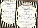 Black and White Engagement Party Invitations Engagement Party Invitations Printable Diy Black and White