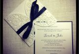 Black and White Lace Wedding Invitations Black and White Wedding Invitations with Lace Images Gray