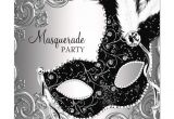 Black and White Masquerade Party Invitations Black and White Masquerade Party Invitations Www Imgkid