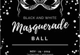 Black and White Masquerade Party Invitations Customize 148 Masquerade Invitation Templates Online Canva