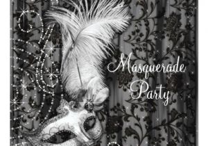 Black and White Masquerade Party Invitations Personalized Black White Masquerade Party Invitations