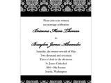 Black and White Wedding Invitation Template Wedding Invitations Templates Printable for All Budgets