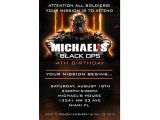 Black Ops Party Invitations Call Of Duty Black Ops 3 Personalized Birthday Invitations