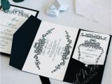 Black Tie On Wedding Invitation Black Tie Wedding Invitation Card