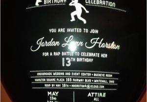 Blackout Birthday Party Invitations Blackout Birthday Party theme