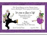 Blackout Birthday Party Invitations Invitation Wording for Dance Party Choice Image