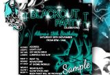 Blackout Party Invitations Blackout Party Invitations Uv Glow Dance Party Blacklight