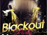 Blackout Party Invitations Templates Flyer Psd Template Blackout Party Cover Gfx