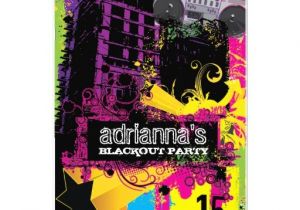 Blackout Party Invitations Templates Personalized Blackout Invitations
