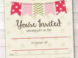Blank 1st Birthday Invitation Template Items Similar to Fill In Blank Party Invitations Printable