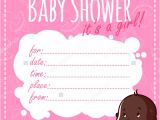 Blank Baby Shower Invites the Gallery for Blank Baby Shower Girl Invitations