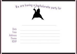 Blank Bachelorette Party Invitations Creative Bachelorette Invites