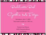 Blank Bachelorette Party Invitations Leopard Spots Pink Bachelorette Invitations Paperstyle