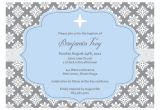 Blank Baptism Invitation Cards Christening Invitation Blank Template
