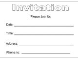 Blank Birthday Invitation Templates for Microsoft Word 27 Best Blank Invitation Templates Psd Ai Free