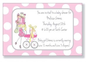 Blank Girl Baby Shower Invites Baby Shower Invitations Diy Bearing Ts Girl Blank Baby