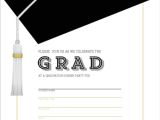 Blank Graduation Party Invitations Templates 40 Free Graduation Invitation Templates Template Lab