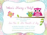 Blank Owl Baby Shower Invitations Owl Baby Shower Invitation by Designsbyoccasion On Etsy