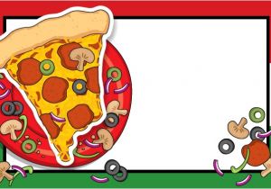 Blank Pizza Party Invitation Template Big Slice Of Pizza Wigglers Party Invitation Blank
