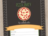 Blank Pizza Party Invitation Template Instant Download Pizza Party Invitation by Inkobsessiondesigns