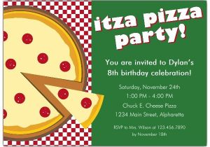 Blank Pizza Party Invitation Template Itza Pizza Party Invitations Paperstyle