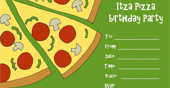 Blank Pizza Party Invitation Template Pizza Party Invitations Gangcraft Net