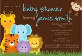 Blank Safari Baby Shower Invitations Jungle theme Baby Shower Invitation
